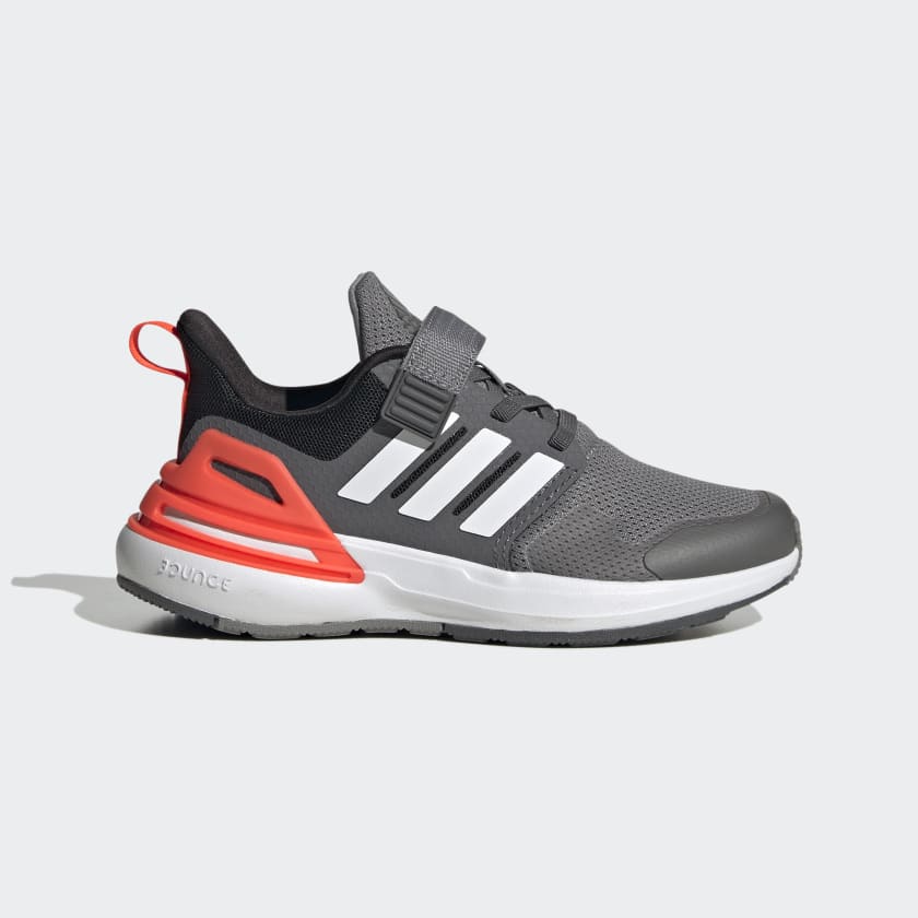 adidas RapidaSport Bounce Elastic Lace Top Strap Shoes - Grey | Kids'  Lifestyle | adidas US