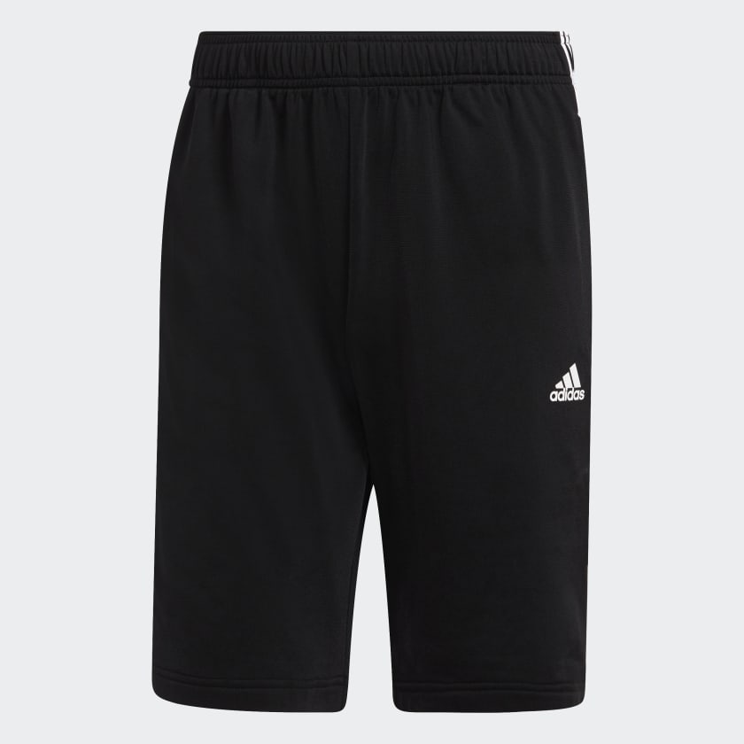 adidas Primegreen Essentials Warm Up 3 Stripes Shorts Black Free Shipping with adiClub adidas US