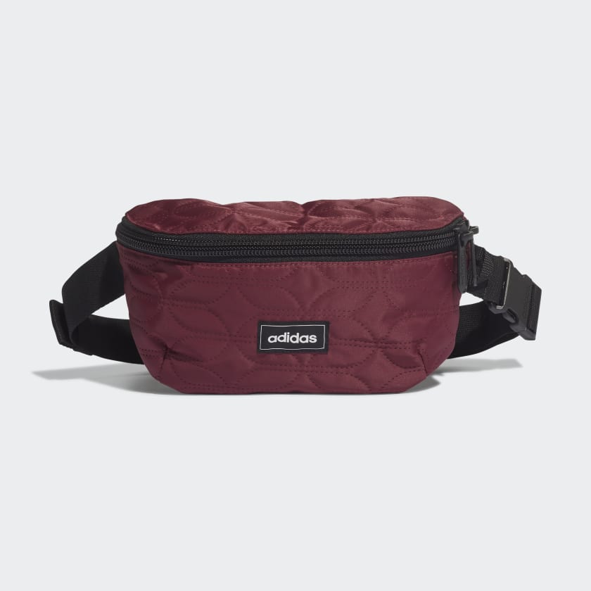 Burgundy adidas fanny pack hot sale
