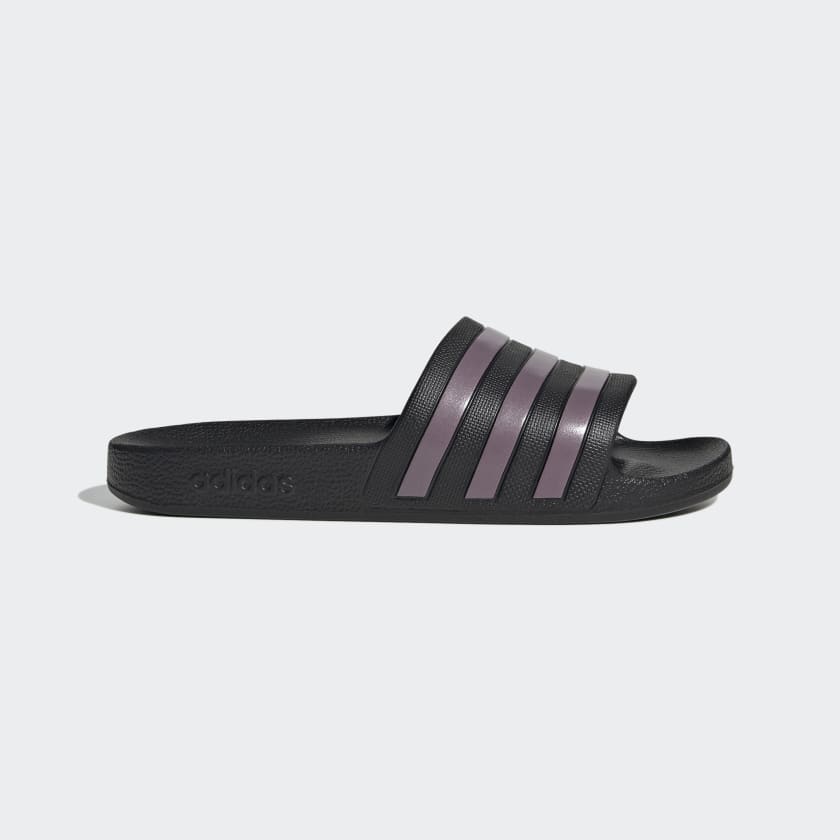 Adidas badslippers zwart dames sale