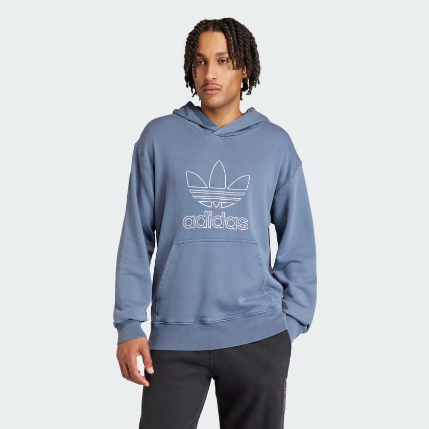 Adidas trefoil hoodie best sale