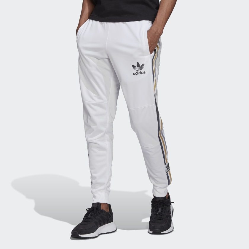 adidas Men's Lifestyle Chile 20 Track Pants - White | Free Shipping ...