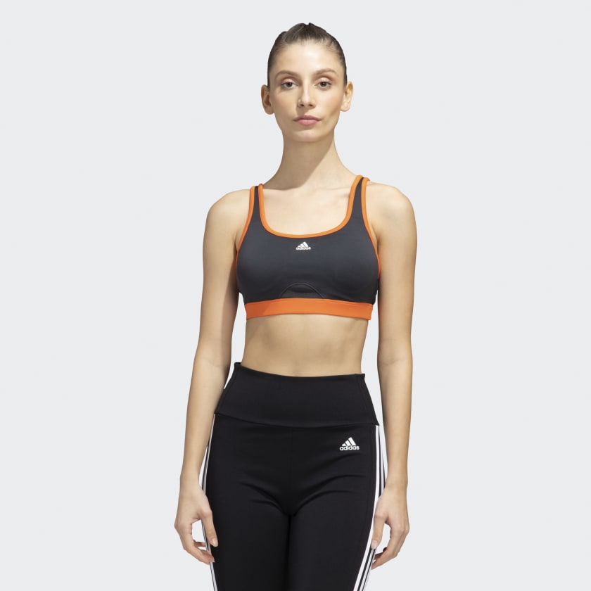 adidas TAILORED MOVE HIGH SUPPORT WORKOUT BRA - Grey | adidas India