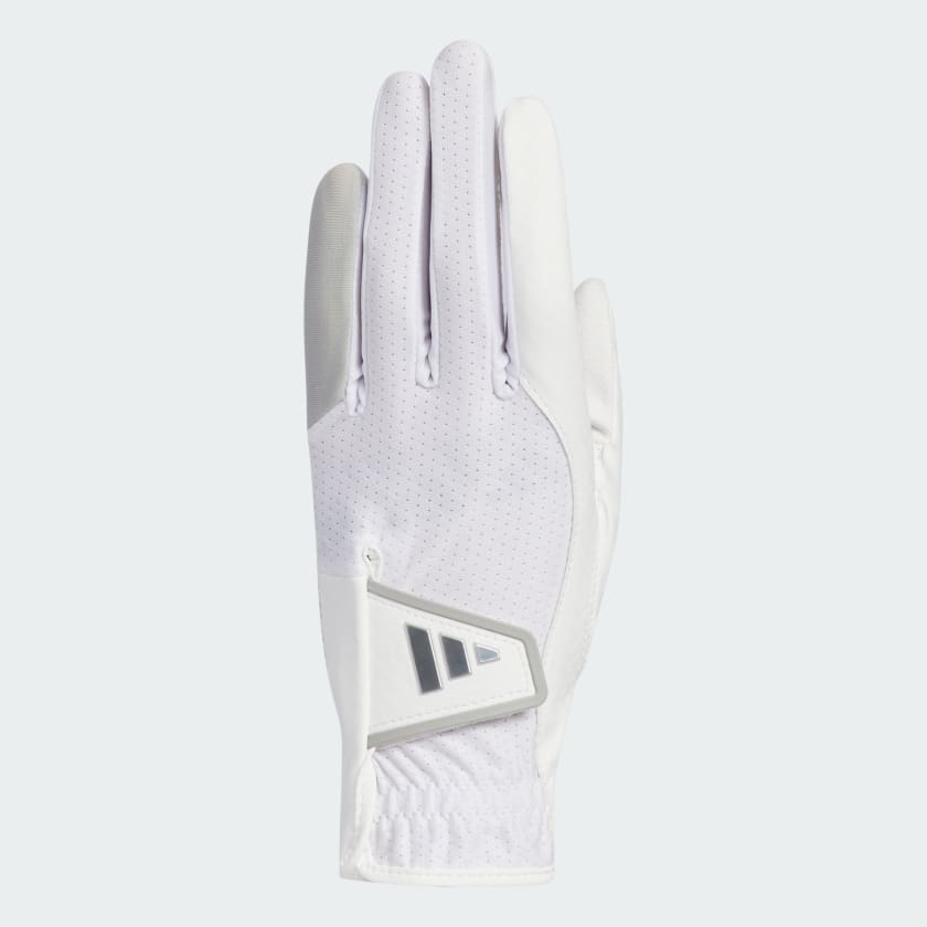 All white store football gloves