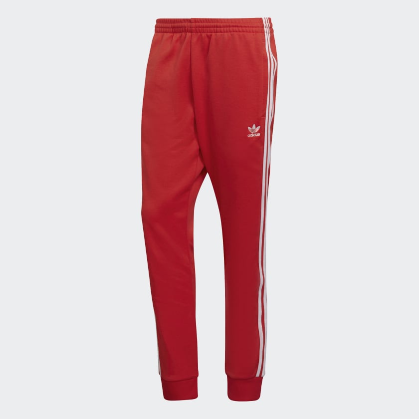 adidas Adicolor Classics Primeblue SST Track Pants - Red