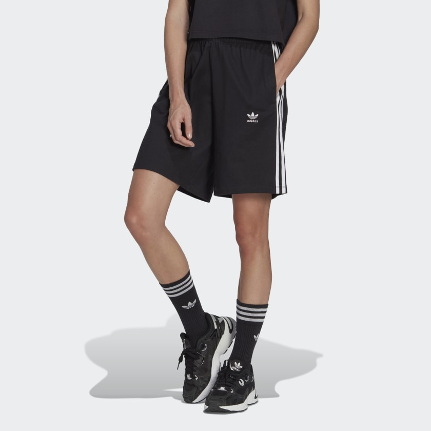 Franje glas boeren adidas Adicolor Classics Bermuda Shorts - Black | Women's Lifestyle | adidas  US