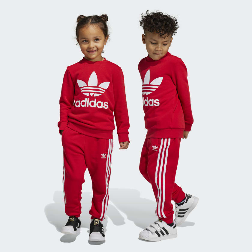 adidas Adicolor Crew Set - Red | Kids' Lifestyle | adidas US