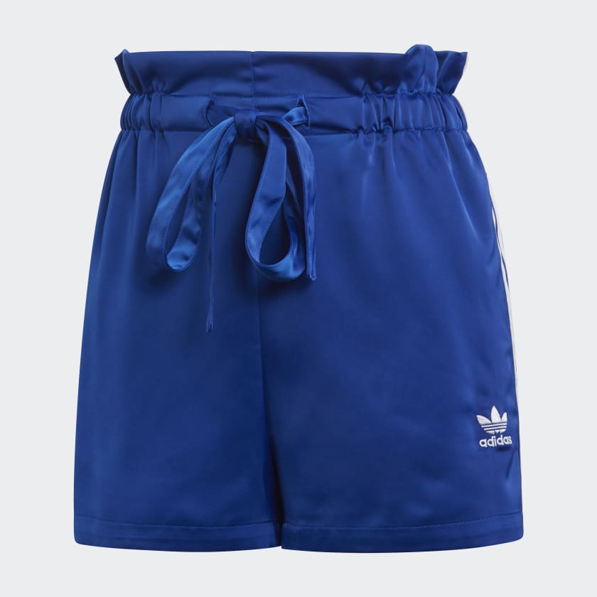 Adidas blue shorts womens hot sale