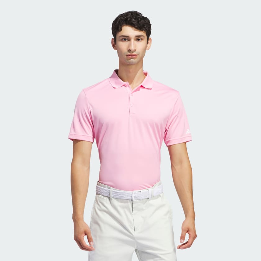 Polo adidas rosa best sale