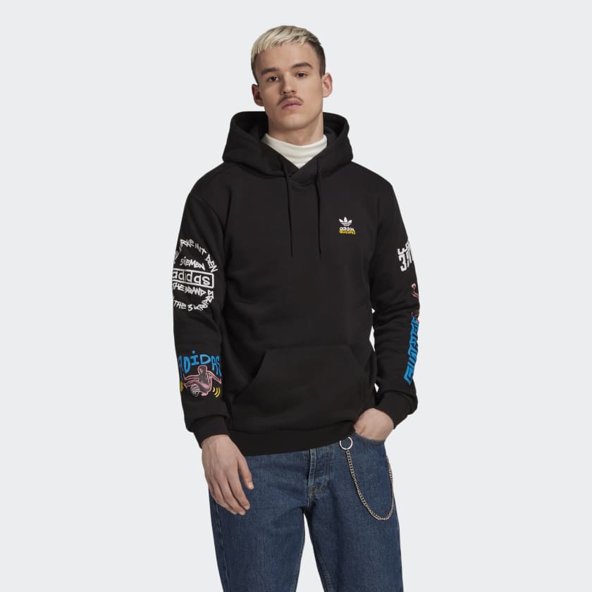 Moletom Capuz Graphics Unite Preto adidas adidas Brasil