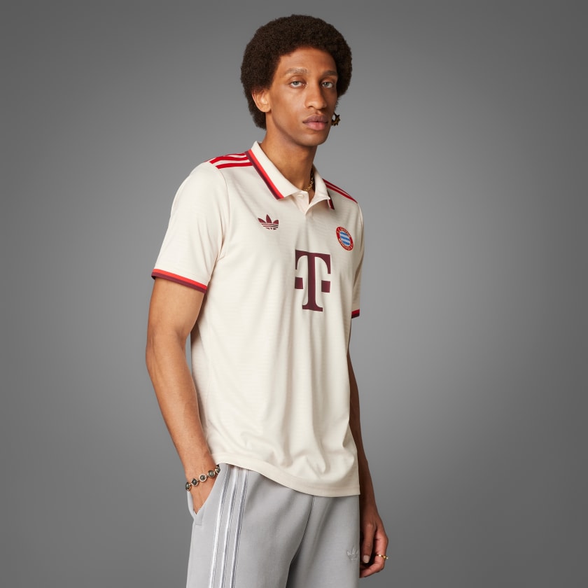 adidas FC Bayern 24 25 Third Jersey Beige adidas UK