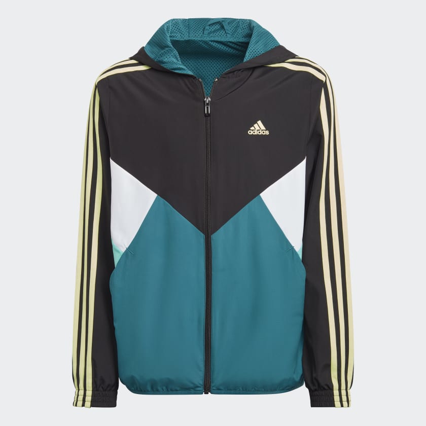 Adidas color block windbreaker shop