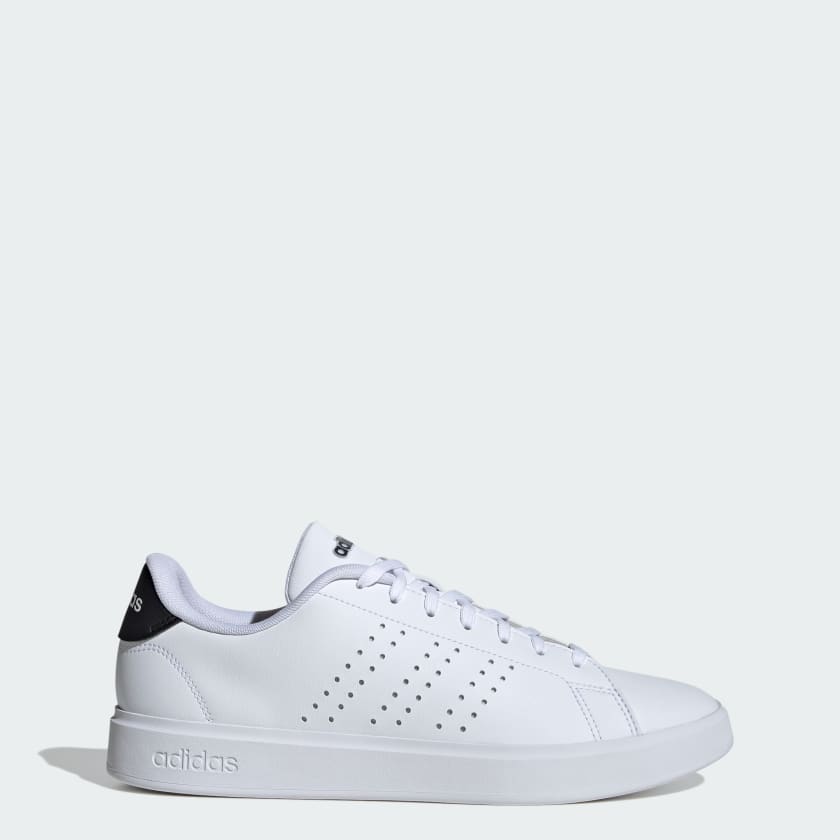 Adidas white and rose gold cloudfoam advantage trainers outlet