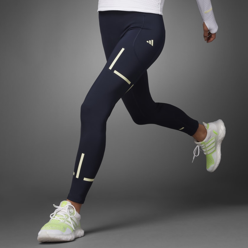 adidas Fast Impact Reflect At Night X-City Full-Length Running Leggings -  Blue | adidas Canada