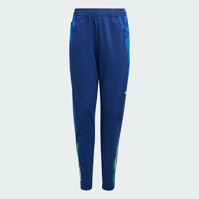adidas Italy Tiro 24 Competition Training Tracksuit Bottoms Kids Blue Free Delivery adidas UK