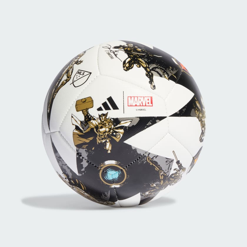 adidas Marvel MLS All-Star Game Mini Ball - Black, Kids' Soccer