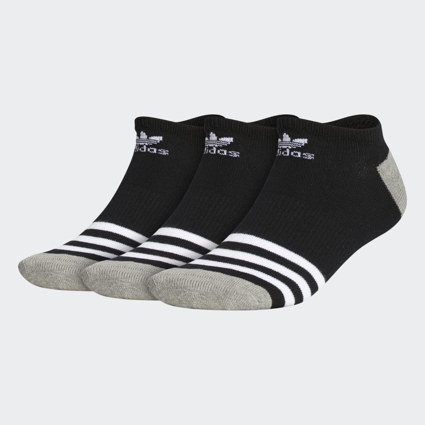 adidas Roller No-Show Socks 3 Pairs - Multicolor | Unisex Lifestyle ...