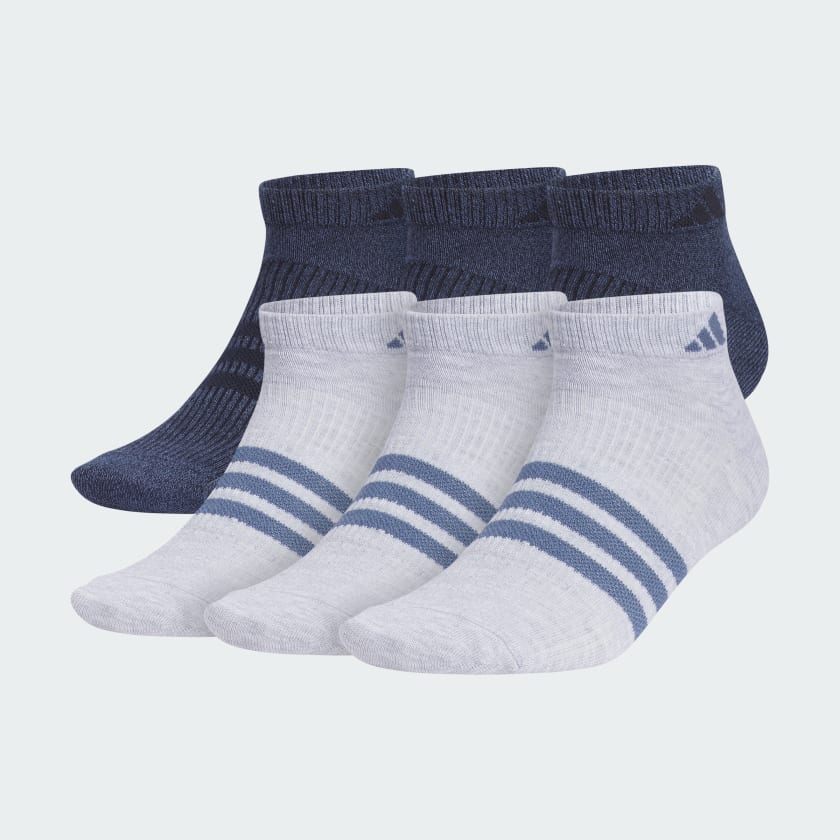 adidas Superlite 3.0 6 Pack Low Cut Socks Blue Free Shipping with adiClub adidas US