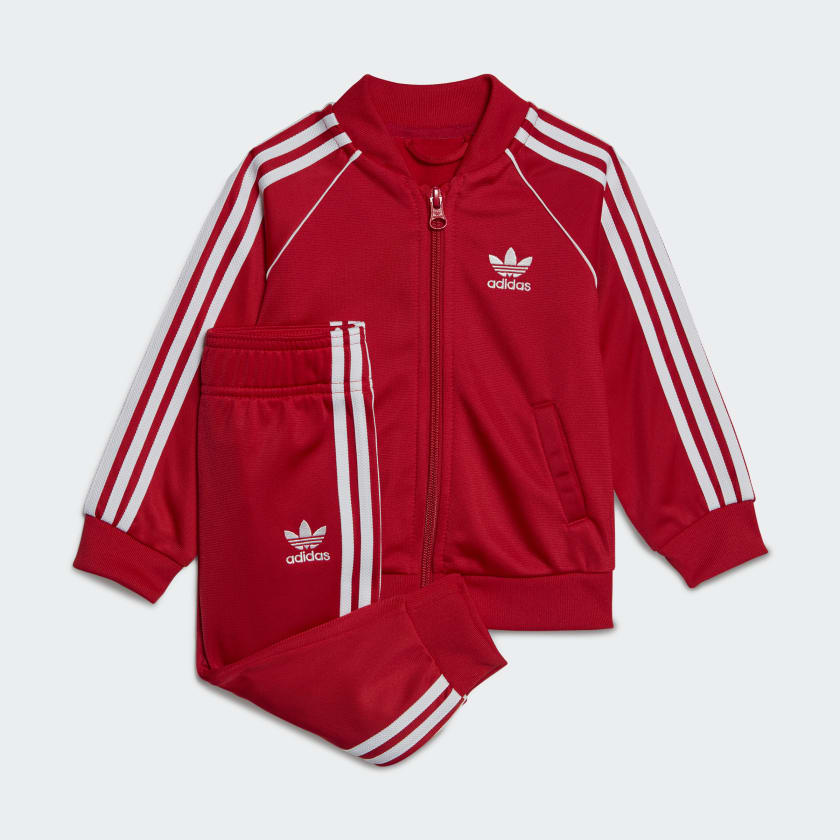 Red tracksuits