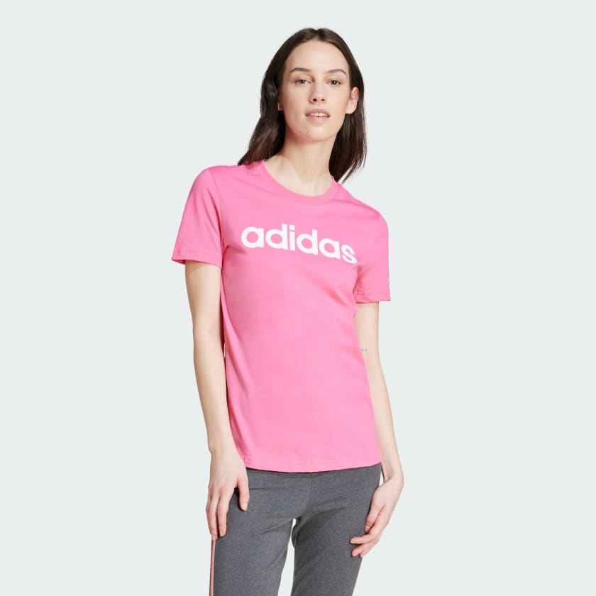 Maglietta adidas ragazza rosa hot sale