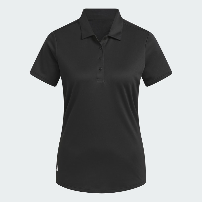 Polo Solid Performance Short Sleeve Nero IN9924 01 laydown