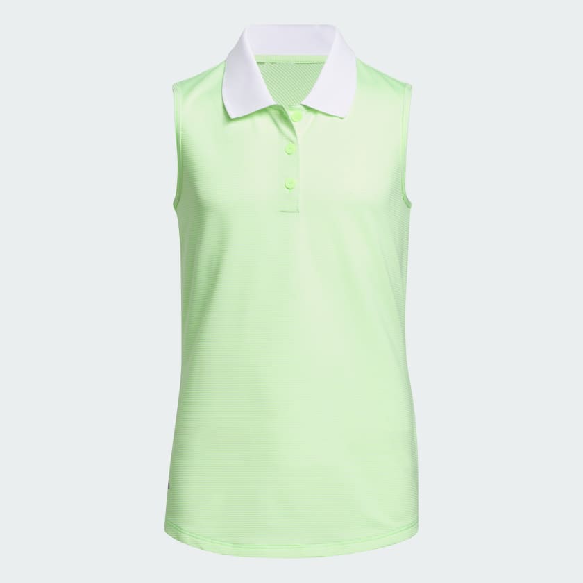 Lime green top adidas polo shirt