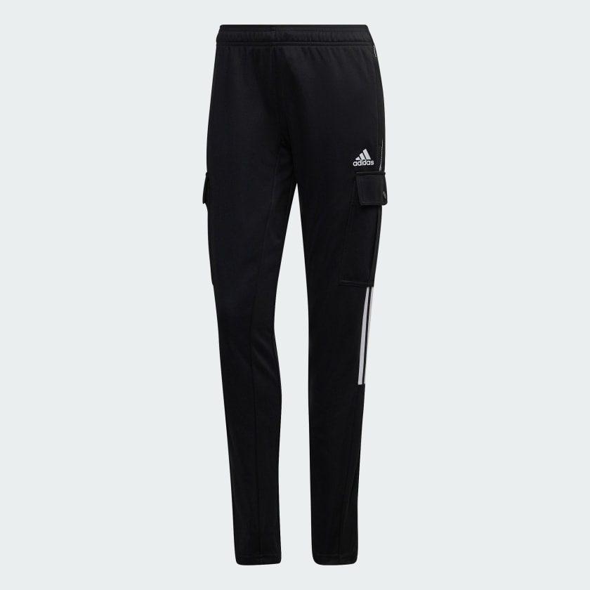 Adidas all black tiro pants discount
