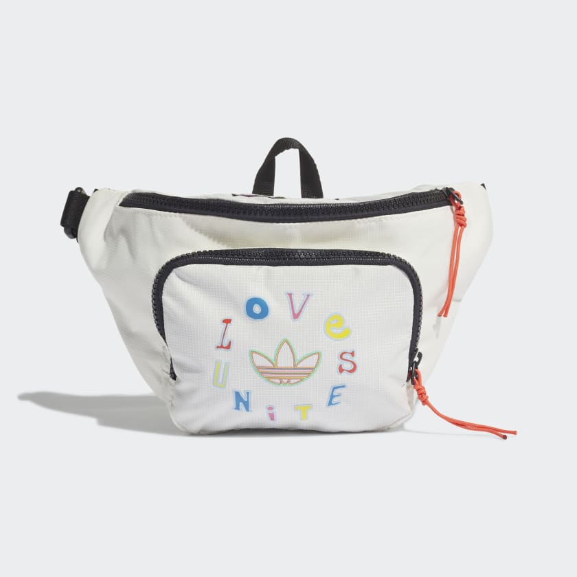 Adidas waist top bag white