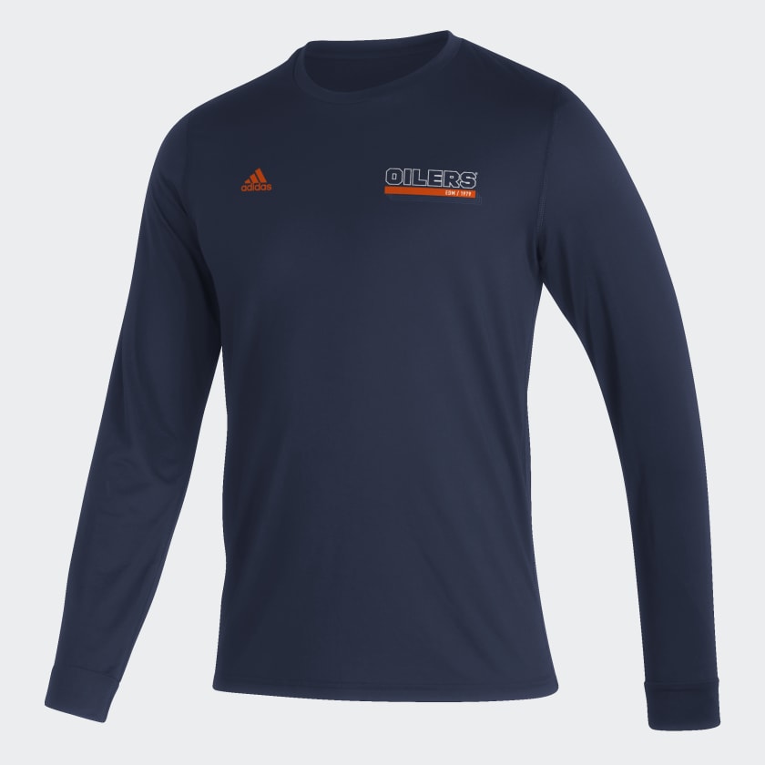 Oilers Long Sleeve Tee - Blue