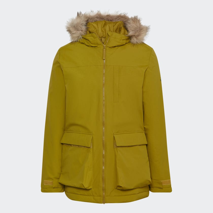 Adidas parka green cheap