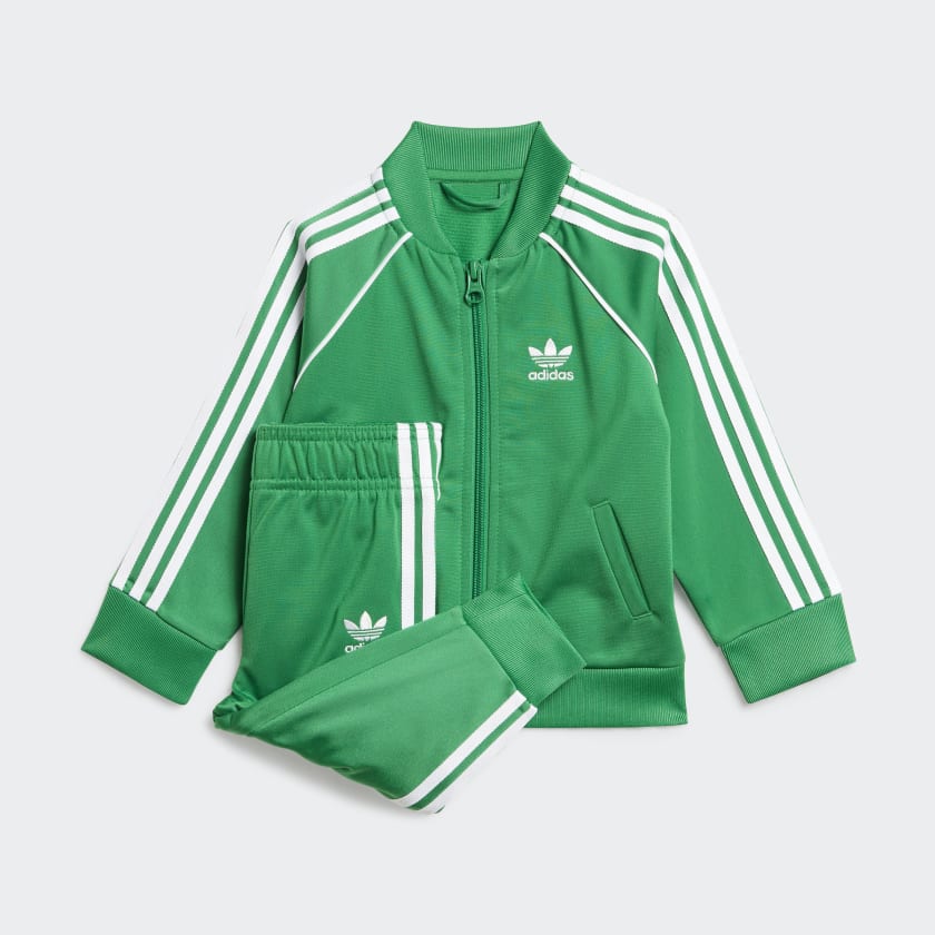 adidas Adicolor SST Track Suit - Green | Kids' | adidas