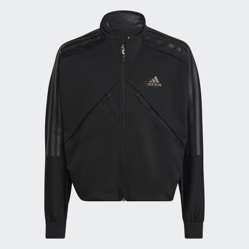 Black tracksuit top sale