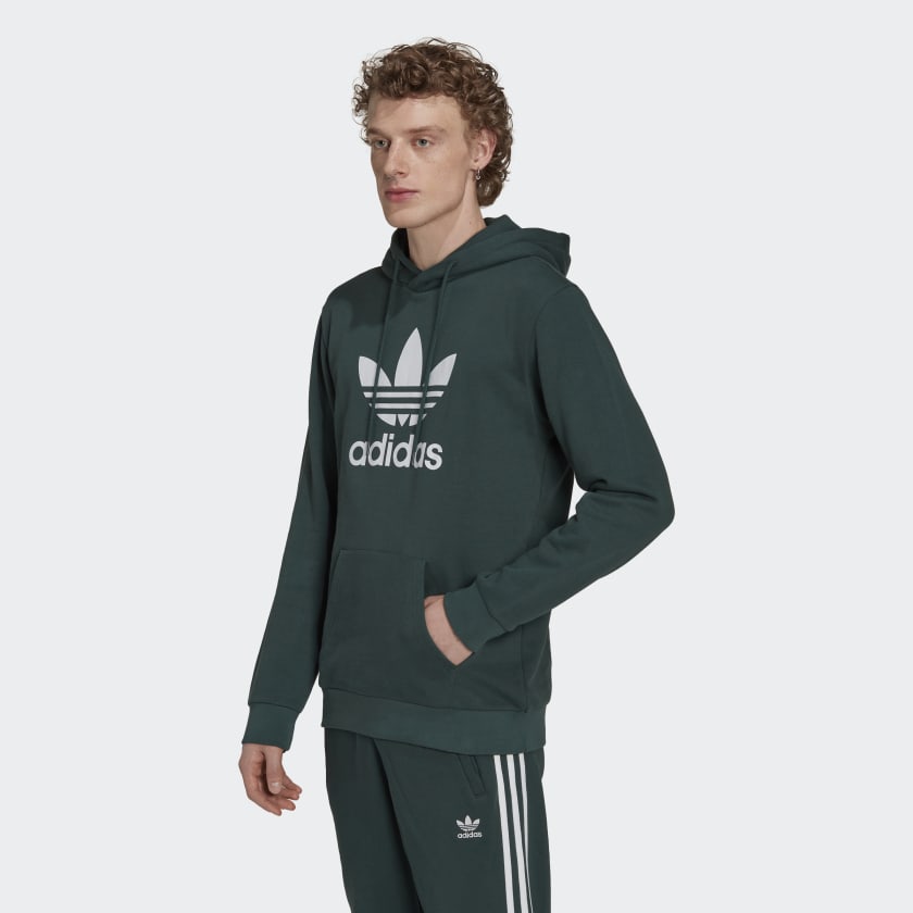 Hoodie shop adidas vert