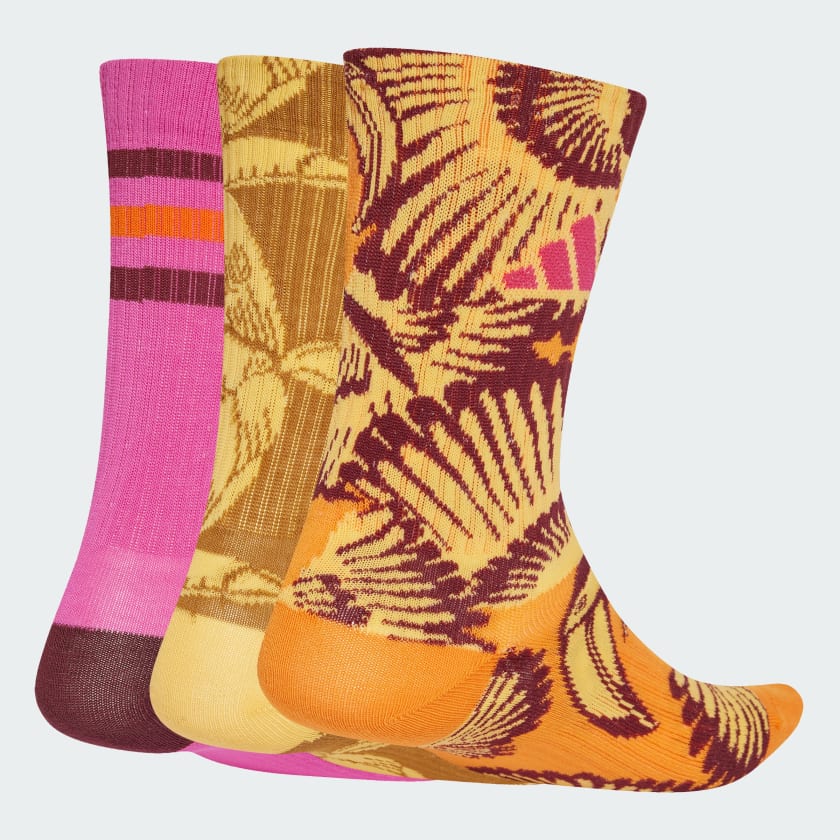 adidas x FARM Socks 3 Pairs Orange Free Shipping with adiClub adidas US