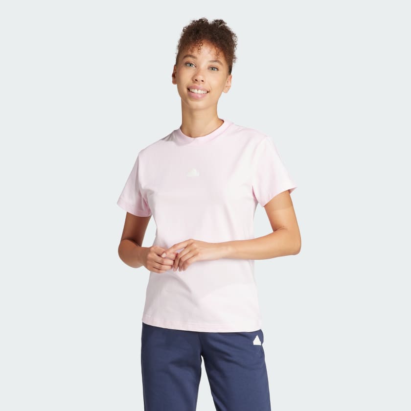 Adidas embroidered hotsell mirror logo tee