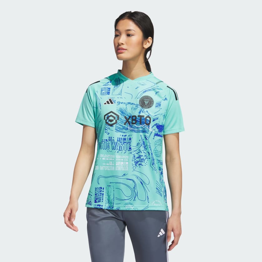 adidas Inter Miami CF One Planet Jersey - Green | Women's Soccer | adidas US
