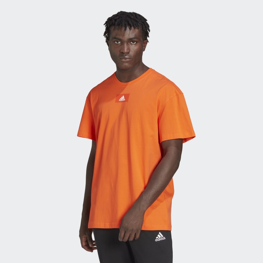 Playera adidas best sale naranja