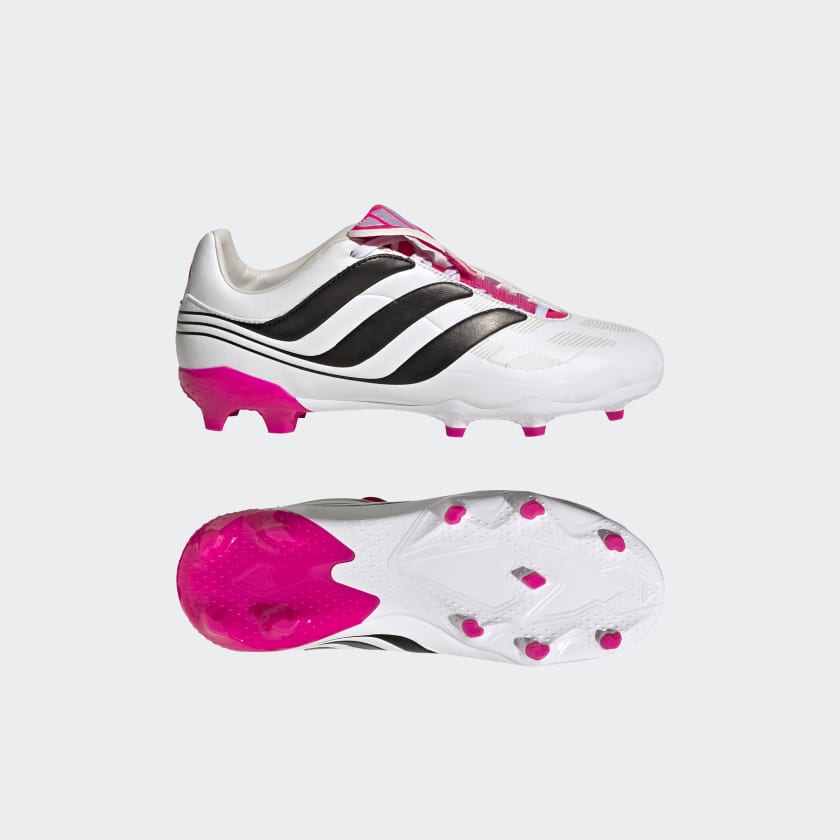 adidas Predator Firm Ground Soccer Cleats - White | Soccer | adidas US