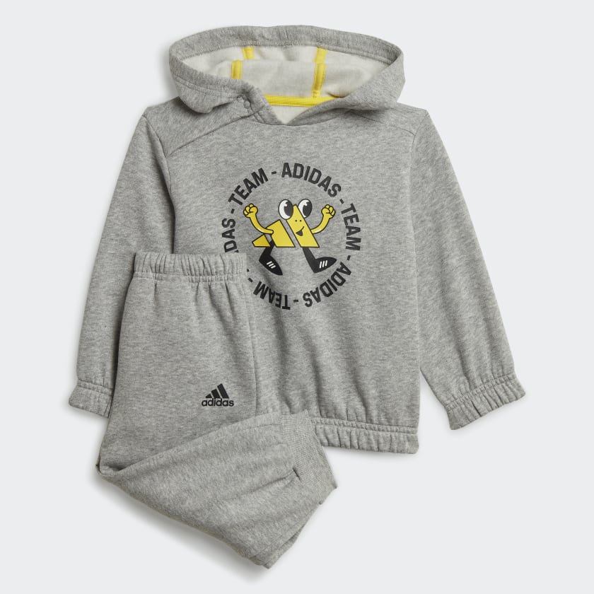 Team Oversized Fleece Jogger Set (Gender Neutral) - Grey