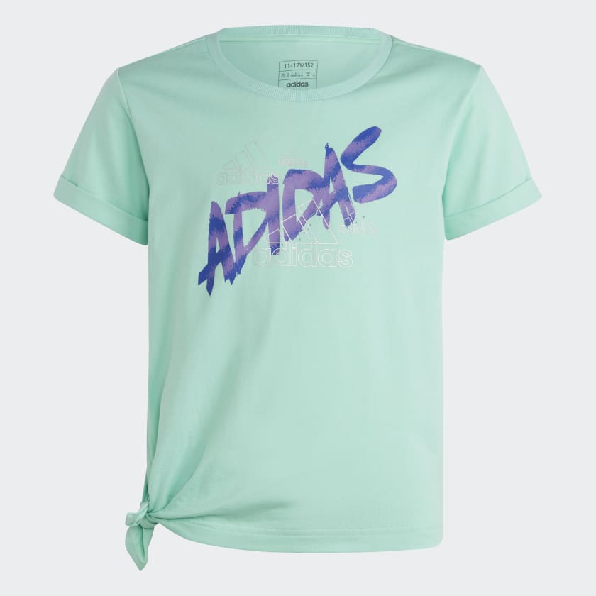 adidas Dance Knotted Tee Green adidas Canada