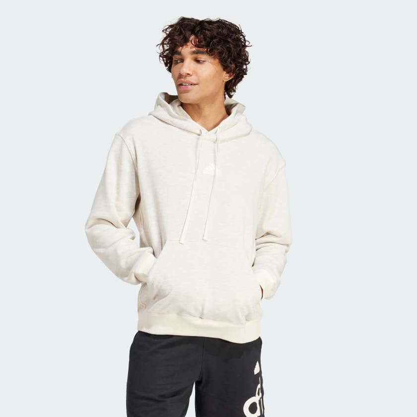 adidas Lounge French Terry Colored Melange Hoodie Multicolor Free Shipping with adiClub adidas US