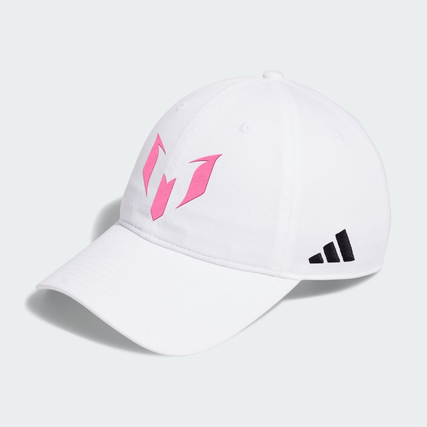 adidas Messi Adjustable Washed Slouch Cap White Free Shipping with adiClub adidas US