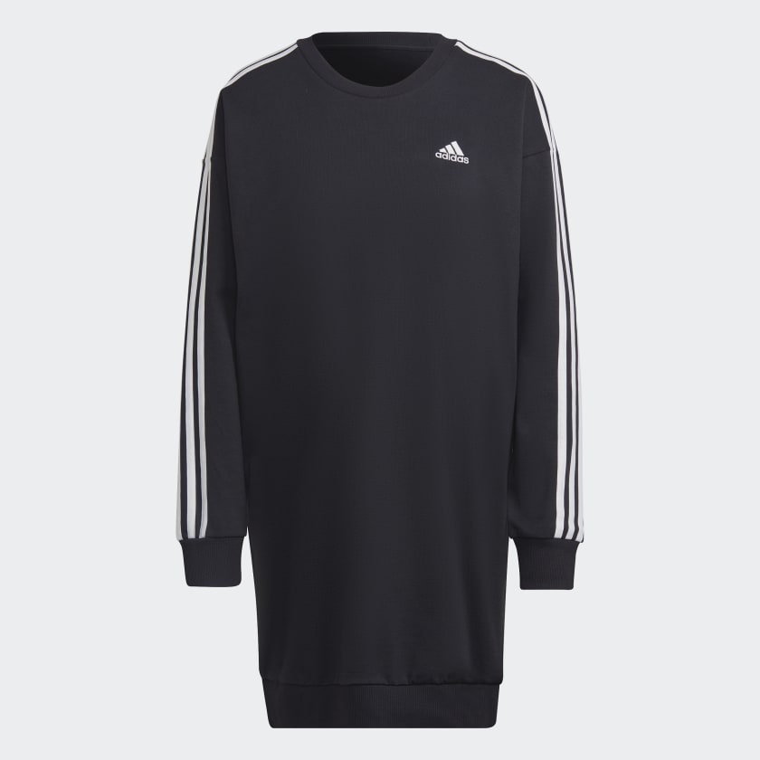 Adidas originals 3 stripes crew dress online