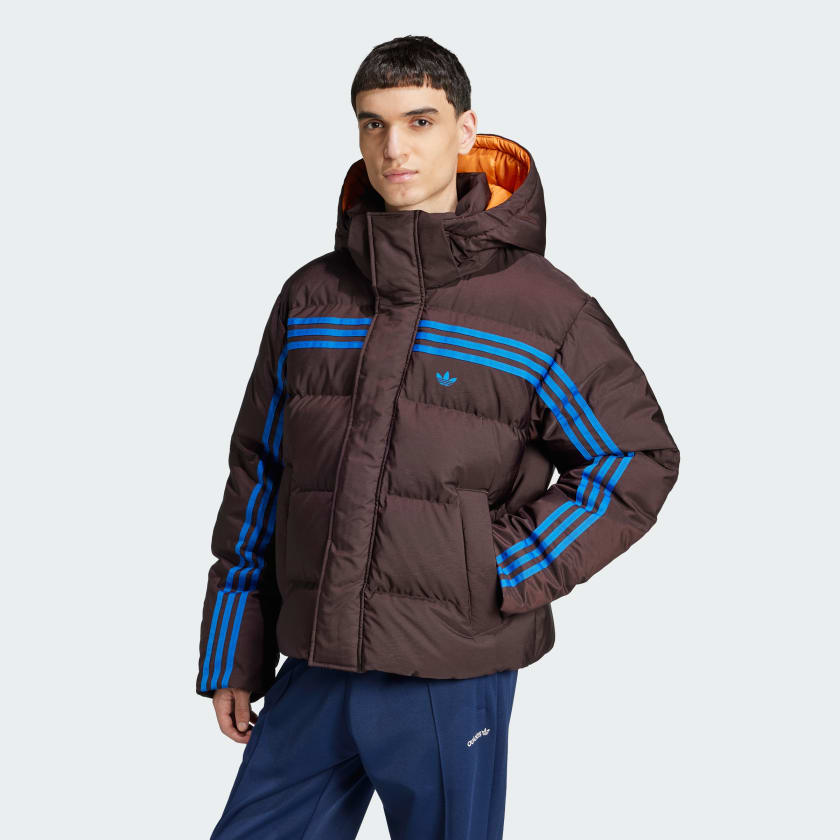 adidas Veste matelassee adidas Originals 70s Premium Marron adidas Belgium