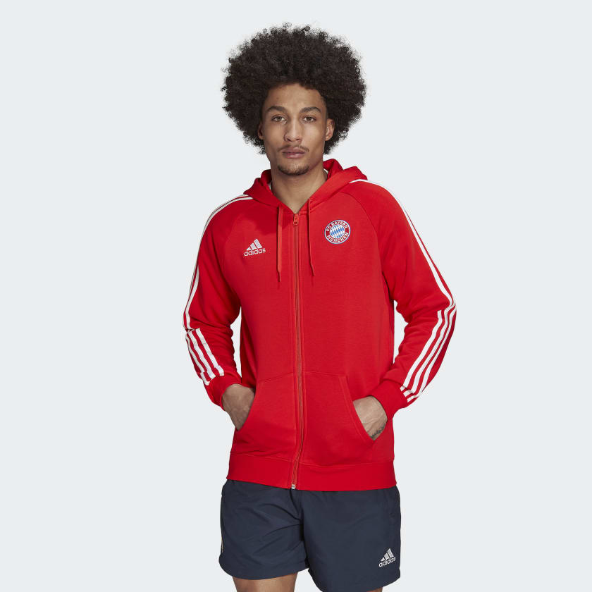 adidas Veste capuche enti rement zipp e FC Bayern DNA rouge adidas Canada