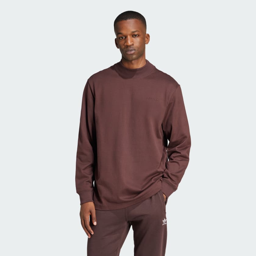 Adidas mock turtleneck long sleeve shop