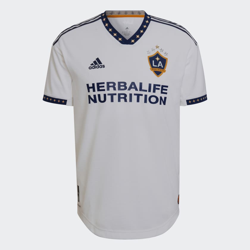 adidas LA Galaxy White | Jersey - adidas Home | Soccer Men\'s US Authentic 22/23