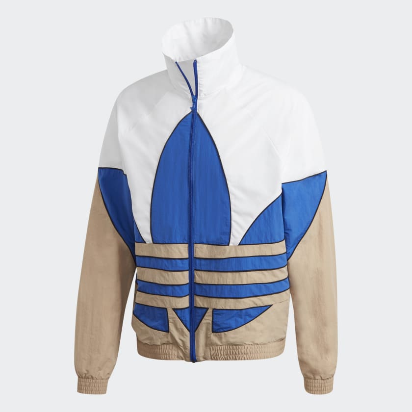 adidas Chamarra Tejida Trifolio Grande Blanco adidas Mexico