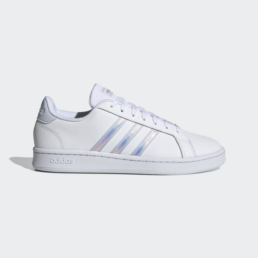Adidas grand on sale court witte sneakers