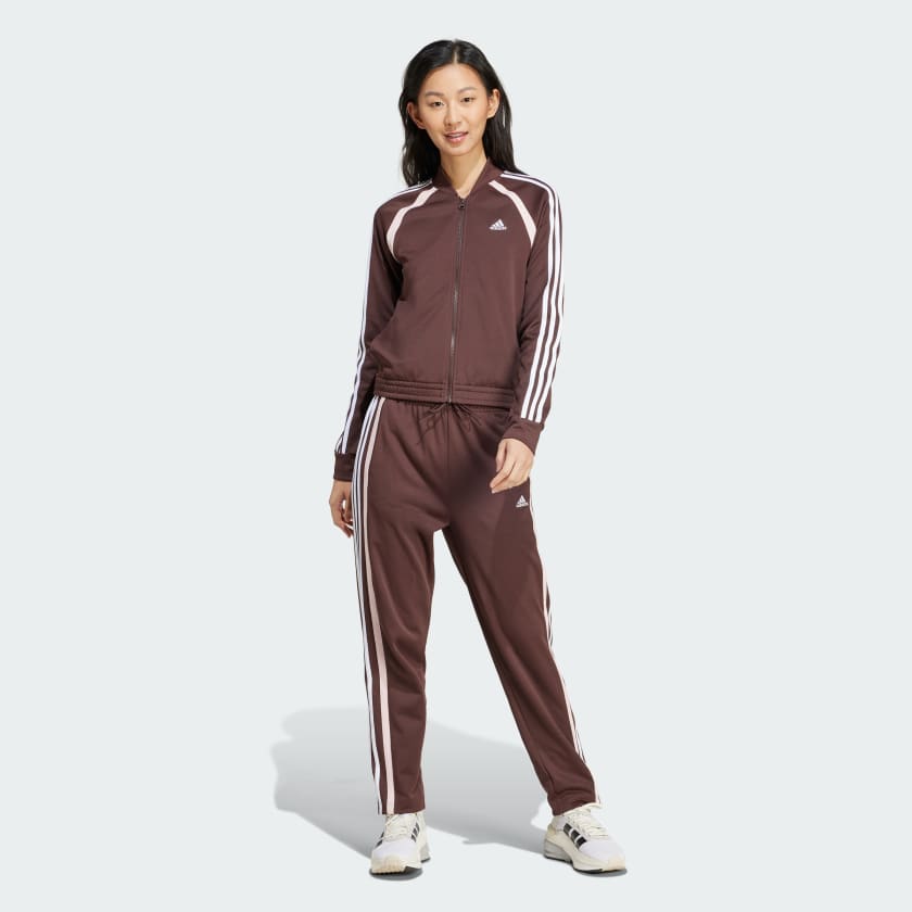 adidas Teamsport Track Suit Brown adidas UK